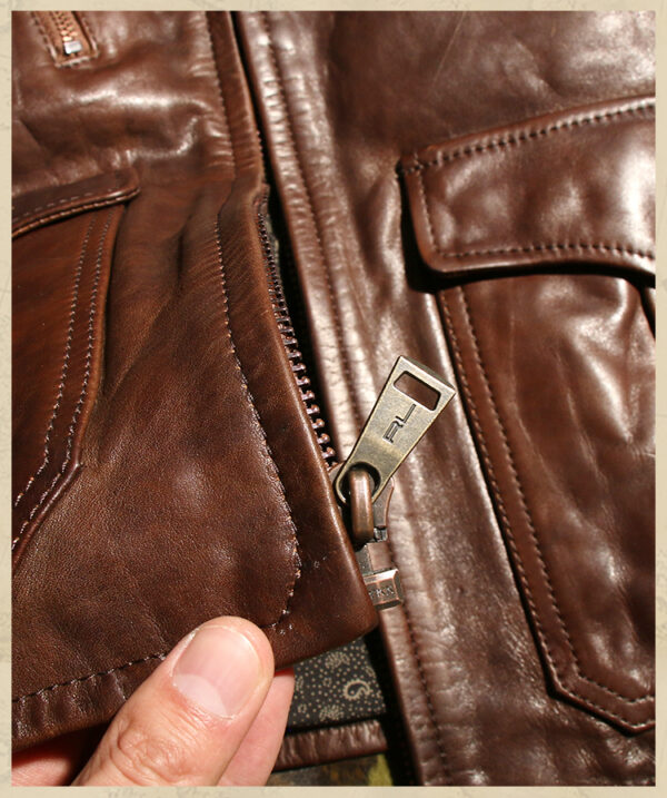 Newsboy Leather Jacket - Image 6