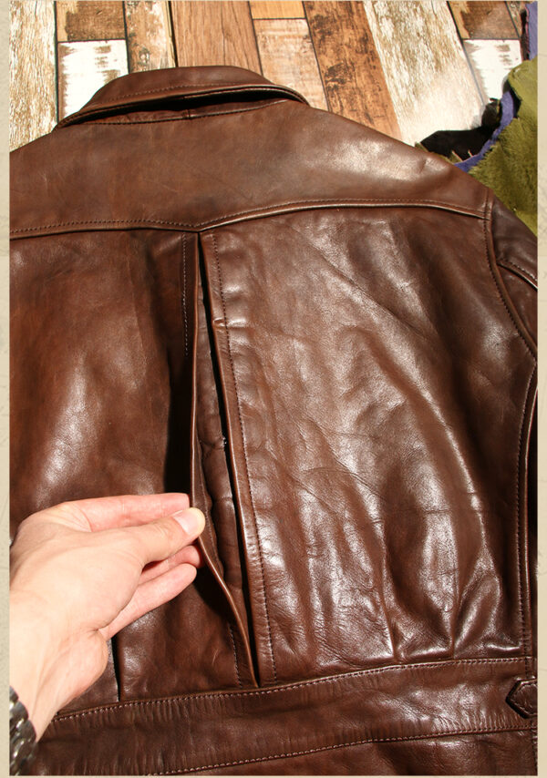 Newsboy Leather Jacket - Image 12