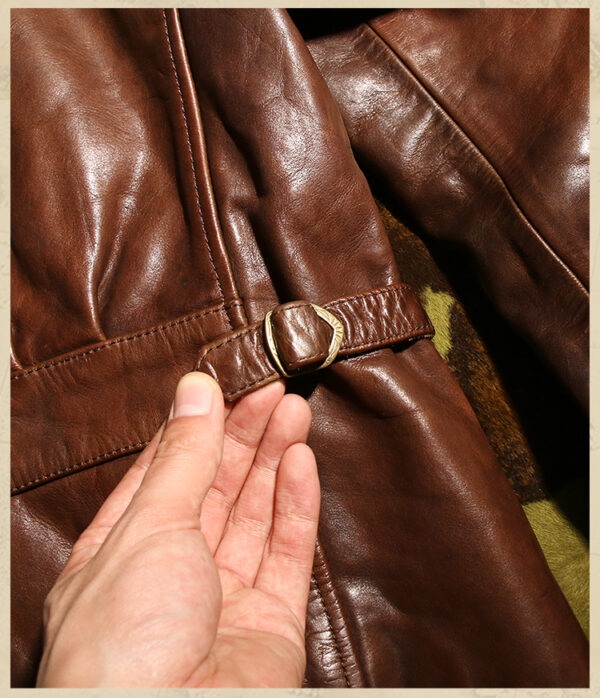 Newsboy Leather Jacket - Image 9