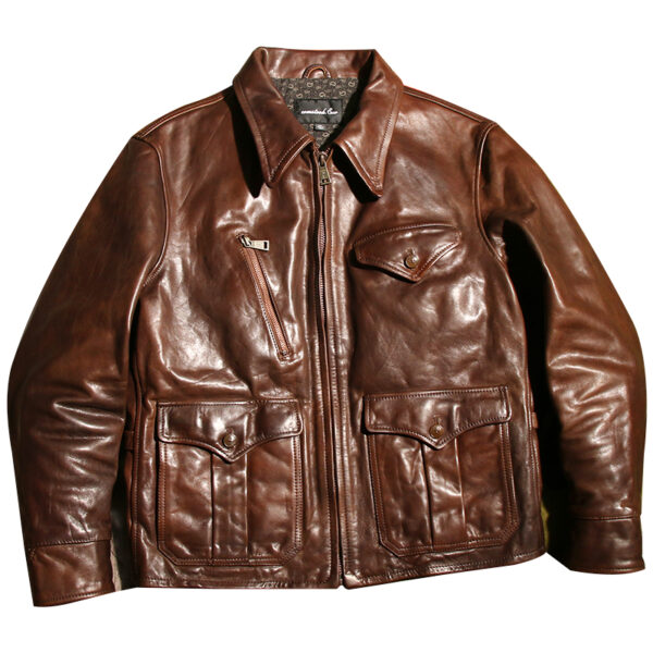 Newsboy Leather Jacket - Image 2